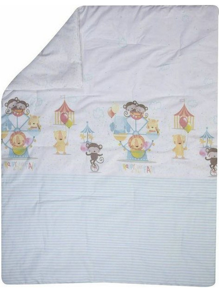 Nef-Nef Βρεφικό Κουβερλί Louna Park 110x140cm White/L.Blue