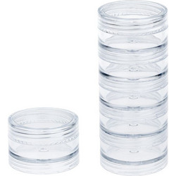 Κουτιά Organizer Πλαστικό O3.9x2cm - 6 τμχ