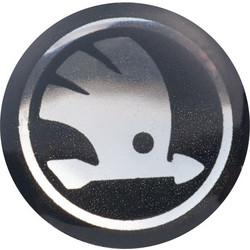 Aυτοκόλλητο - logo για κέλυφος κλειδιού VOLKSWAGEN 12 mm από σιλικόνη