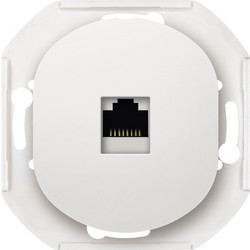 EON E616S.0 Data socket without cover frame 1xRJ45 Cat 6A FTP, white