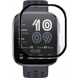 Hybrid Glass Amazfit Bip 6 Spacecase Smartwatch Αντιχαρακτικό Προστατευτικό Υβριδικό Οθόνης - Black (5905719119607)