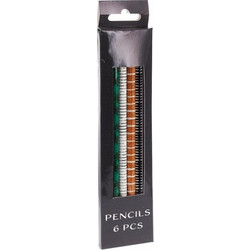 Mολύβι με σβήστρα Cabana HΒ σετ 6 τεμαχίων