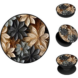 Sonique Pop Holder 3D Flower Series Γκρι