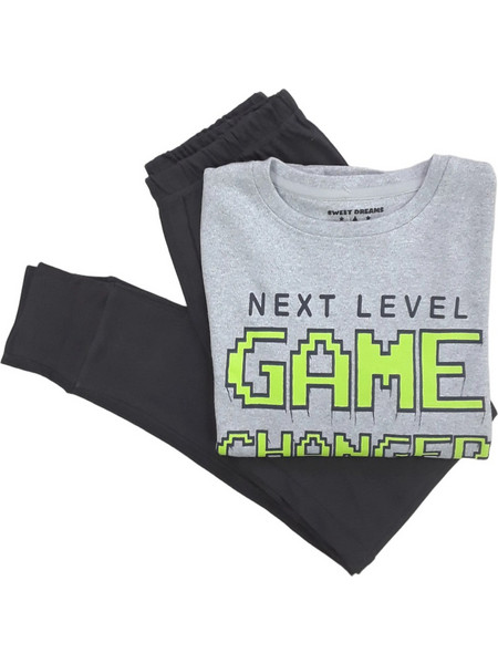 Πιτζάμα Μακρυμάνικη Game Changer Grey 8020079