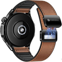 Forcell F-Design FS20 Λουράκι Δερμάτινο Brown (Universal 20mm)