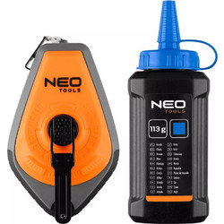 NEO TOOLS Νήμα Χάραξης 30m με Κιμωλία Μπλέ (49-952)