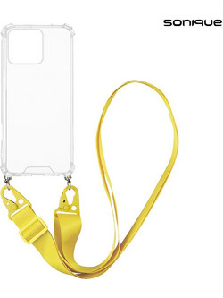Sonique Armor Θήκη (Honor X8b) με Strap Κίτρινο