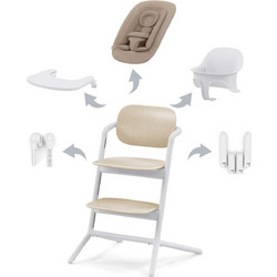 Cybex Lemo Chair 4 in 1 Καρεκλάκι Φαγητού Sand White