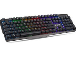 Yenkee YKB 3500US Katana Μηχανικό Gaming Πληκτρολόγιο με Custom Blue Διακόπτες RGB Black