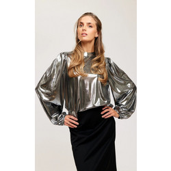 Rut & Circle Μπλούζα Linnea Shine 24-04-22/Silver
