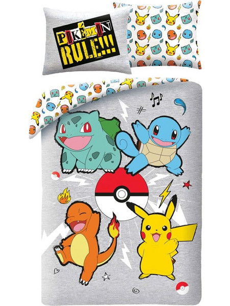 Pokemon Duvet Set Ver. 5 140 x 200 cm / 70 x 90 cm