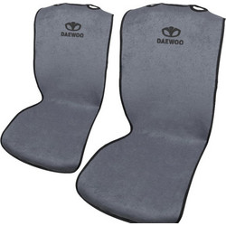 Πλατοκαθίσματα Μπροστινά Daewoo Σετ 2 Τεμ, Universal Polyester Πετσετέ Takeposition Γκρι | 214-3243-9017-07