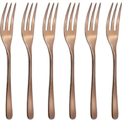 Sambonet Rock 6 pcs. Cake Fork Set