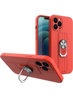 Hurtel Ring Case Θήκη iPhone 12 Pro Red