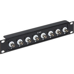 LTA G-8B/R10 BNC PATCH PANEL 10" 1U 8-PORT ΜΑΥΡΟ