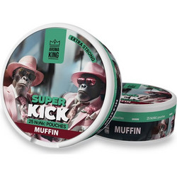 AK SUPER KICK Muffin Non Nicotine Pouches Extra Strong