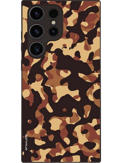 Sonique Camouflage Army Series Back Cover Brown (Samsung Galaxy S23 Ultra)