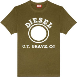 Diesel Ανδρικό T-shirt Κοντομάνικο - KHAKI