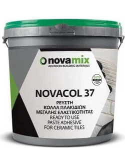 Ρευστή κόλλα πλακιδίων Novamix Novacol 37 D1TE 5kg λευκή