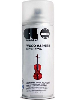 Cosmoslac Wood Varnish Σπρέι Βερνίκι Διάφανο Satin 400ml