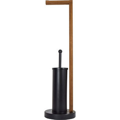 Βάση Χαρτιού Τουαλέτας με Πιγκάλ Sepio 19x19x72.5cm Μαύρο 1004SEPSTLUNA