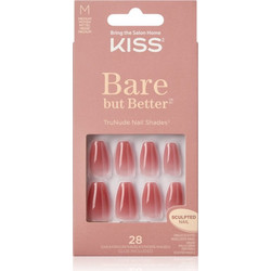 KiSS Bare But Better Nails Nude Glow Tips 28τμχ