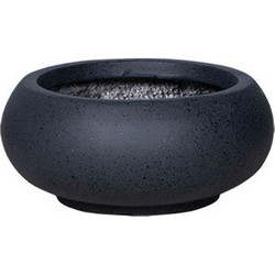 MarHome Κασπώ Fiberclay Μαύρο Γρανίτη 30x13cm