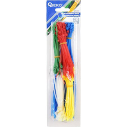 Geko Coloured Nylon Binding Set 250pcs (G17190)