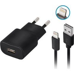 Forever Φορτιστής με Καλώδιο Micro USB Black TC-01
