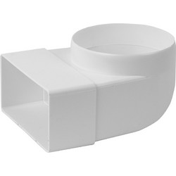 Europlast KLD - Σύνδεσμος Αγωγών Πλαστικός, Γωνιακός 90 110x55mm/Φ100mm