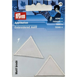 Prym Θερμοκολλητικό Ραπτικής Μοτίφ Άσπρα 2.5x3.5cm 2τμχ 925277 ΛΕΥΚΟ