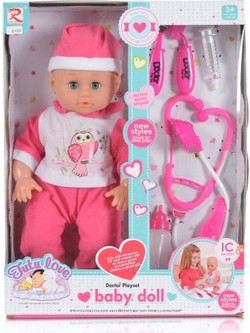 Cangaroo Moni Κούκλα με Σετ Γιατρού 36cm