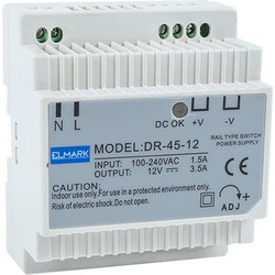 ΣΥΣΚΕΥΗ ΤΡΟΦΟΔΟΣΙΑΣ DR-45-12 12V ΤΑΣΗ ΕΞΟΔΟΥ