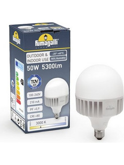 ΛΑΜΠΑ LED HIGH POWER E27 50W 3000K 5000Lm -30+80oC H.LED.HIP.3K FUMAGALLI