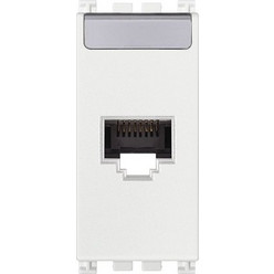 ARKE ΜΗΧΑΝΙΣΜΟΣ ΠΡΙΖΑΣ RJ45 NETSAFE CAT.5E UTP 1M ΛΕΥΚΟ VIMAR