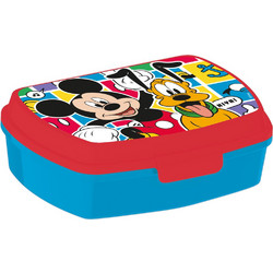 Stor Mickey & Pluto Πλαστικό Παιδικό Δοχείο Φαγητού Πολύχρωμο