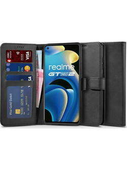 Tech-Protect Wallet Δερματίνης Μαύρο (Realme GT Neo 2)