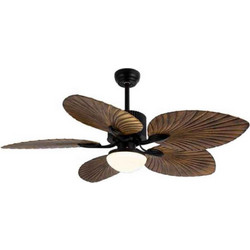 Lineme Isla 02-00322 Ανεμιστήρας Οροφής 132cm 30W με Φως & Τηλεχειριστήριο Καφέ