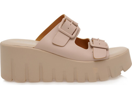 Loevah U419X2584775 Γυναικείες Πλατφόρμες Beige DMLM9258-BEIGE