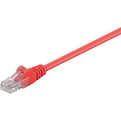 Goobay U/UTP Cat.5e Καλώδιο Δικτύου Ethernet 0.5m Red