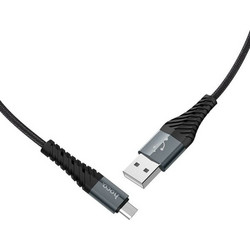 Καλώδιο USB-A σε microUSB Hoco X38 Cool, 18W, 2A, 1m, Μαύρο