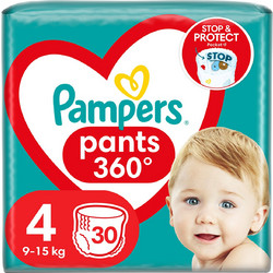 Pampers Pants Πάνες Βρακάκι No4 9-15kg 30τμχ