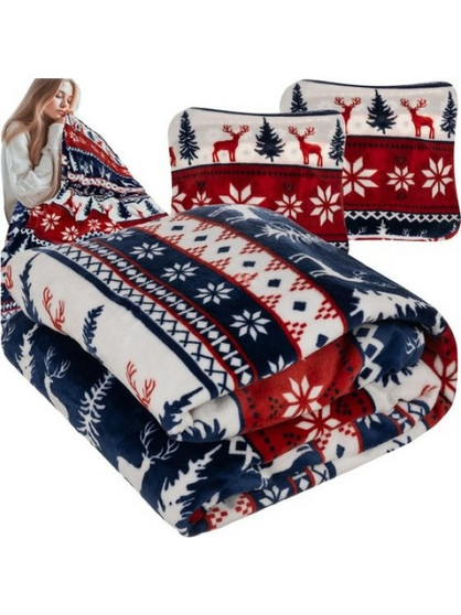 Ruhhy Blanket 1.6x2m + 2x Pillowcase 24825 - (17943-0)
