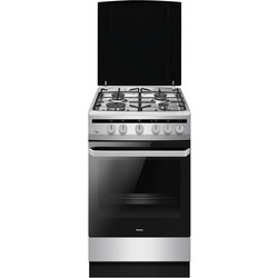 Amica 507GG5.43HZpMs(Xx) Eλεύθερη Κουζίνα 64lt, με Εστίες Αερίου, Π50εκ, Α, Inox