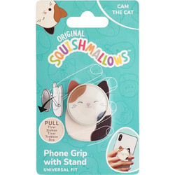 SQUISHMALLOWS UNIVERSAL PHONE GRIP & ΒΑΣΗ ΣΤΗΡΙΞΗΣ - CAM THE CAT (PGSQM-CAM)