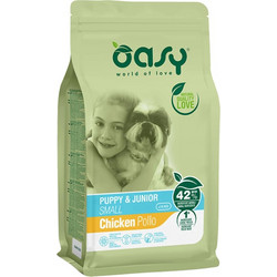 Oasy Lifestage Puppy & Junior Small Chicken 3kg