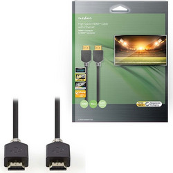 Nedis Καλώδιο HDMI 1.4 HDMI Male to HDMI Male 15m Black CVBW34000AT150
