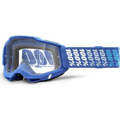 Μάσκα 100% Goggles Accuri 2 Yarger Clear Lens Blue/White