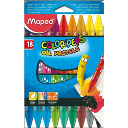 Maped Λαδοπαστέλ Color Peps Oil Pastels 18 Χρωμάτων 864011