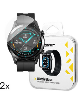 Wozinsky Full Glue Tempered Glass για Huawei Watch GT 2 / GT 2 Pro 42mm (2 τεμ.)